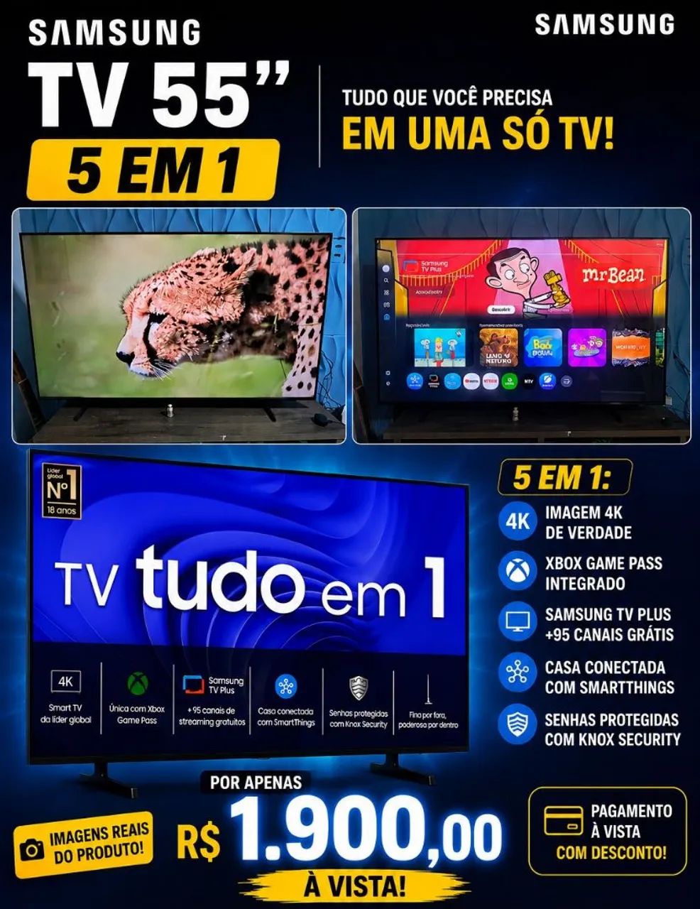 Tv Samsung 55 pol