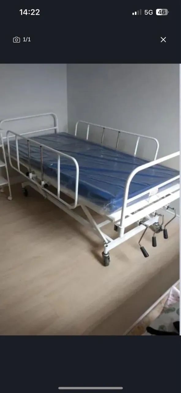 Cama hospitalar 3 manivelas pilati 