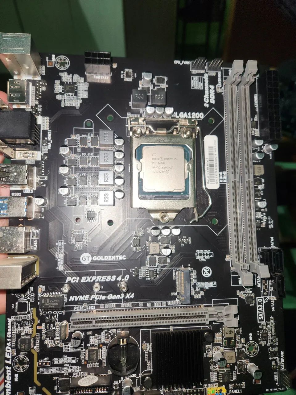 Processador i5 10400f + placa mãe H510