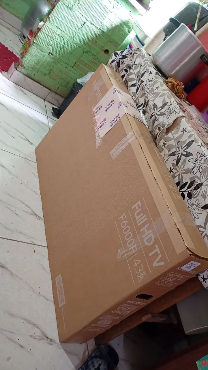 Tv smart Samsung 43 polegadas na caixa com documentação aceito cartão de crédito também  - Foto 2