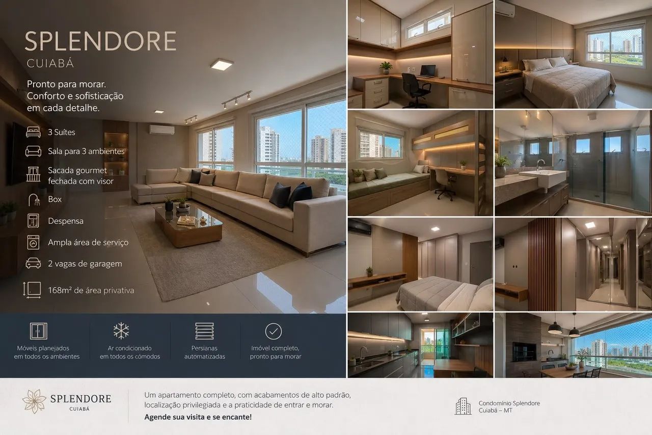 Apartamento com 3 Suites no Splendore - Foto 3