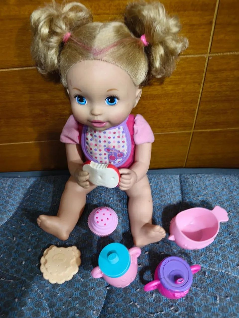 Boneca little mamy funcionando 