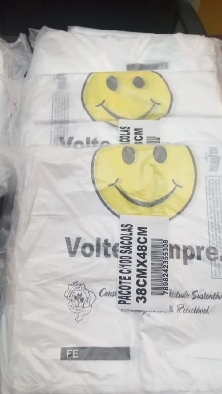 Sacola biodegradável 
