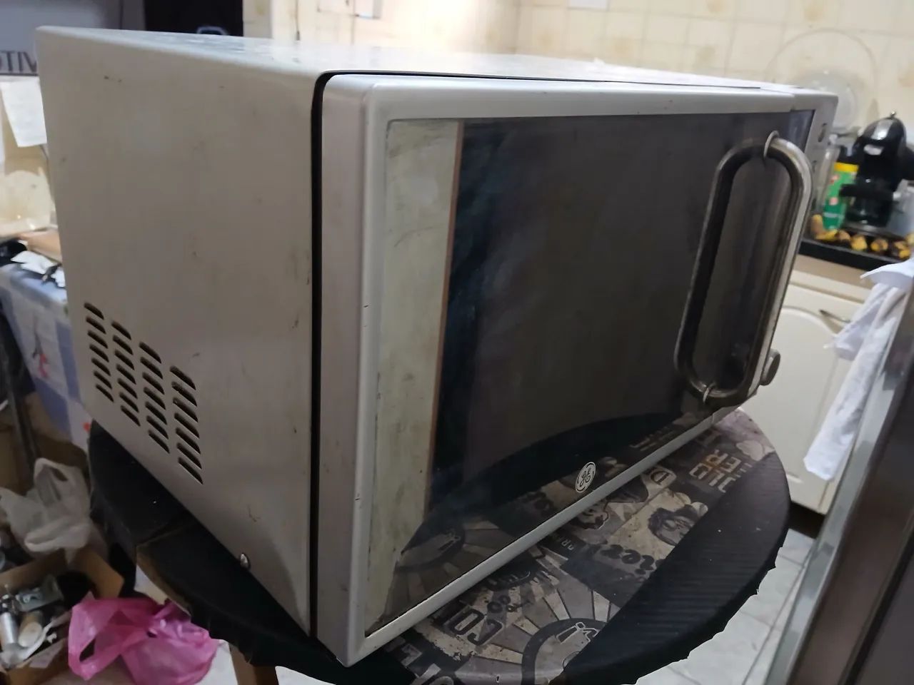 Micro-ondas GE 127V 20L espelhado  - Foto 3