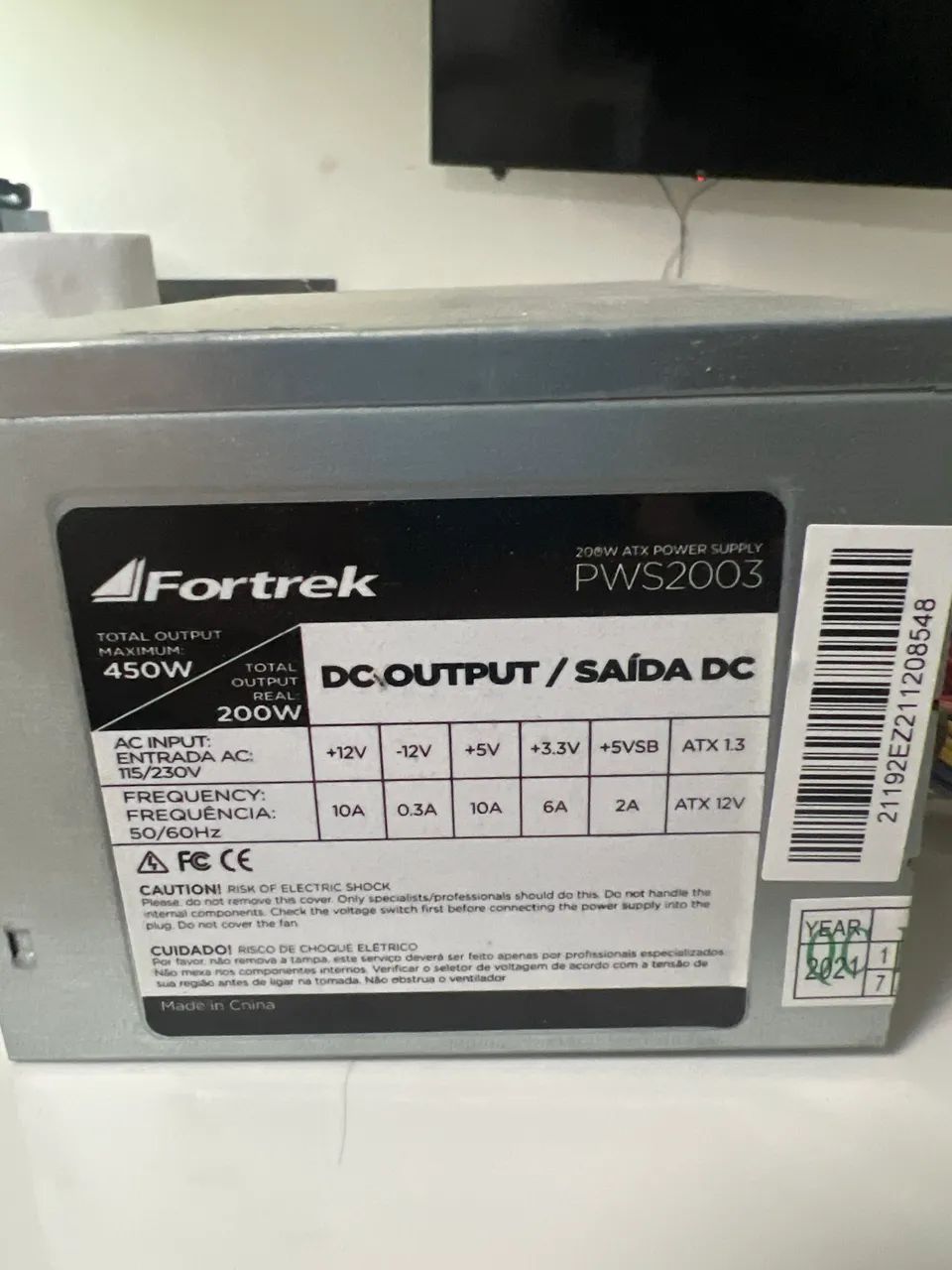 Fonte 450w