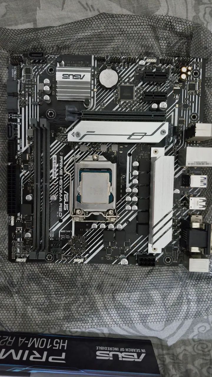 Processador i511400f e placa mãe h510 - Foto 3