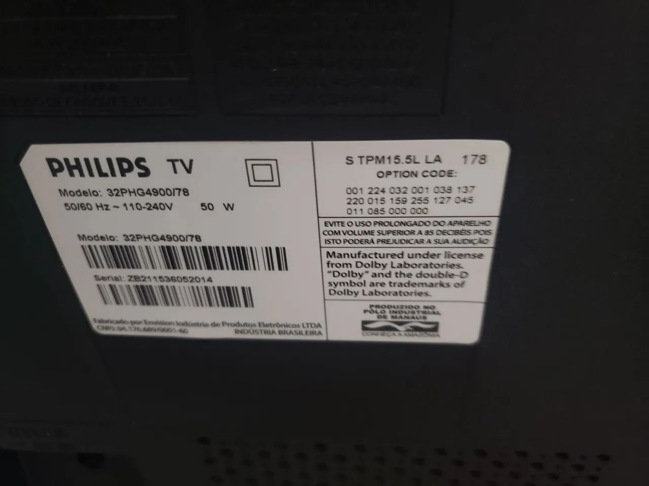 TV LED 32" Philips Slim HD (Modelo 32PHG4900/78) - Foto 2