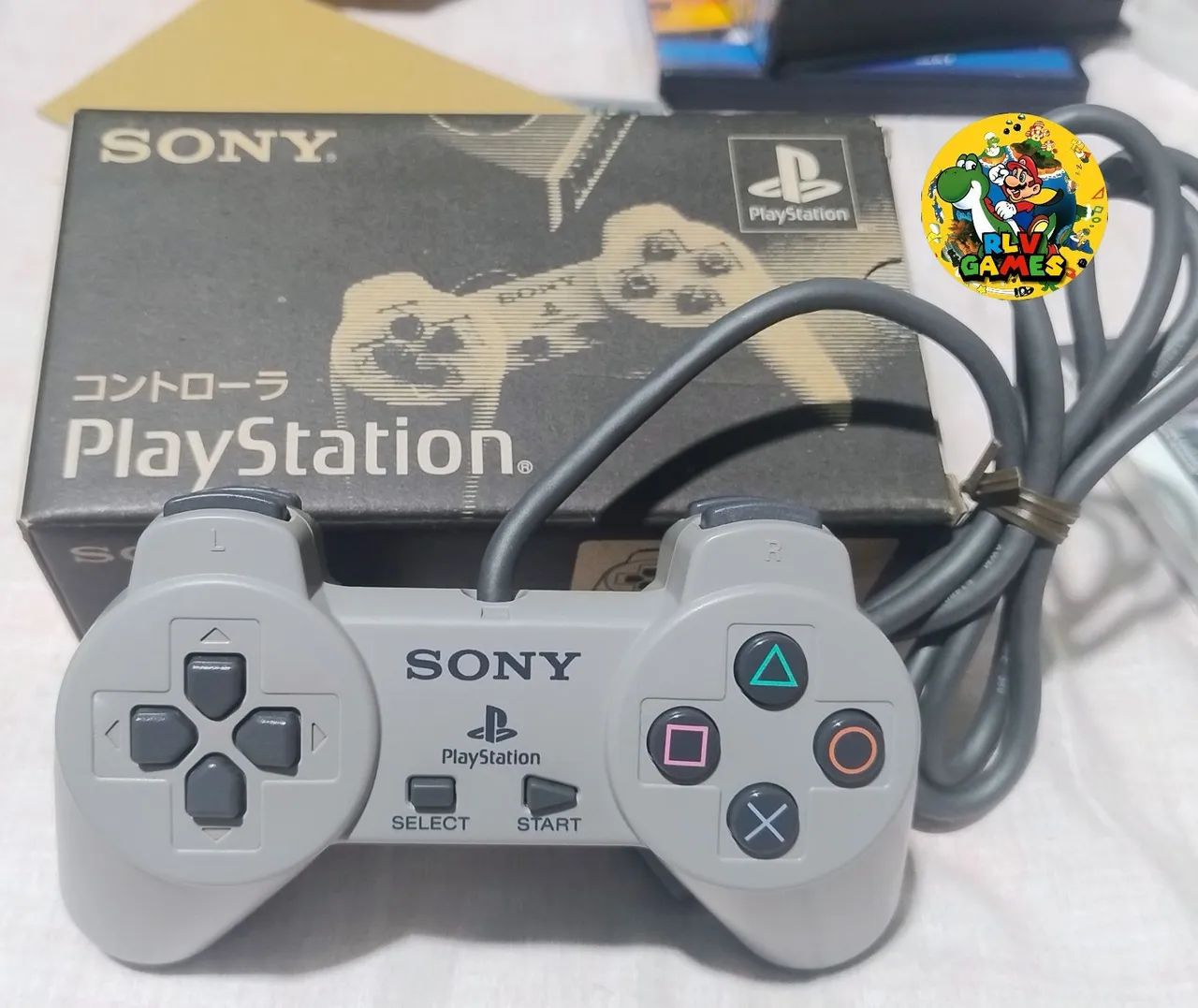 Controle PlayStation 1 na Caixa ORIGINAL 