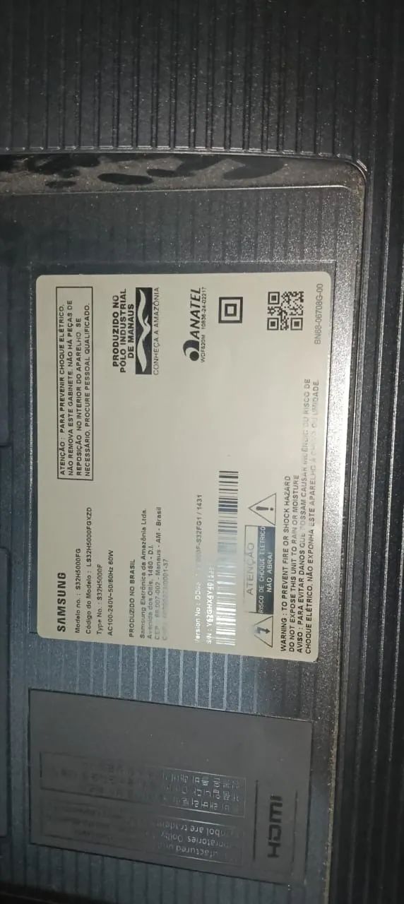 Televisão Samsung 32 polegadas leia o anúncio 