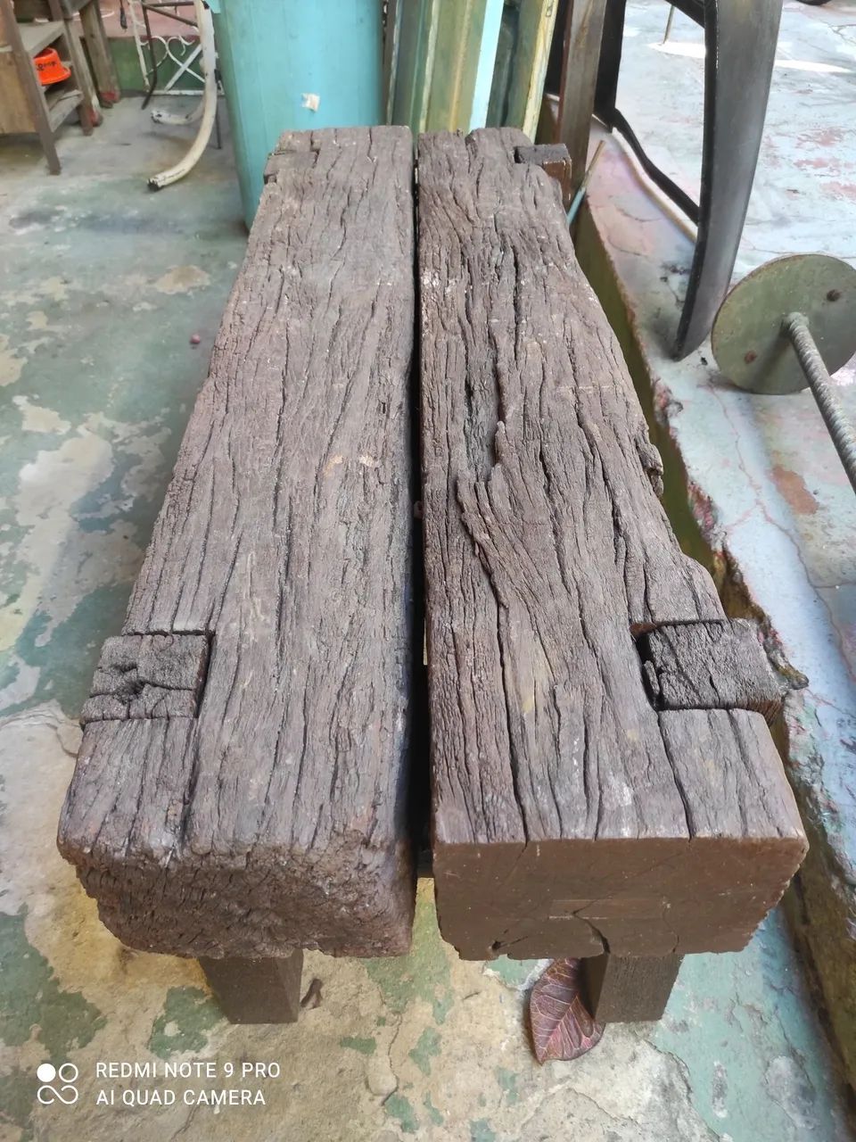 Banco para jardim,bruto :