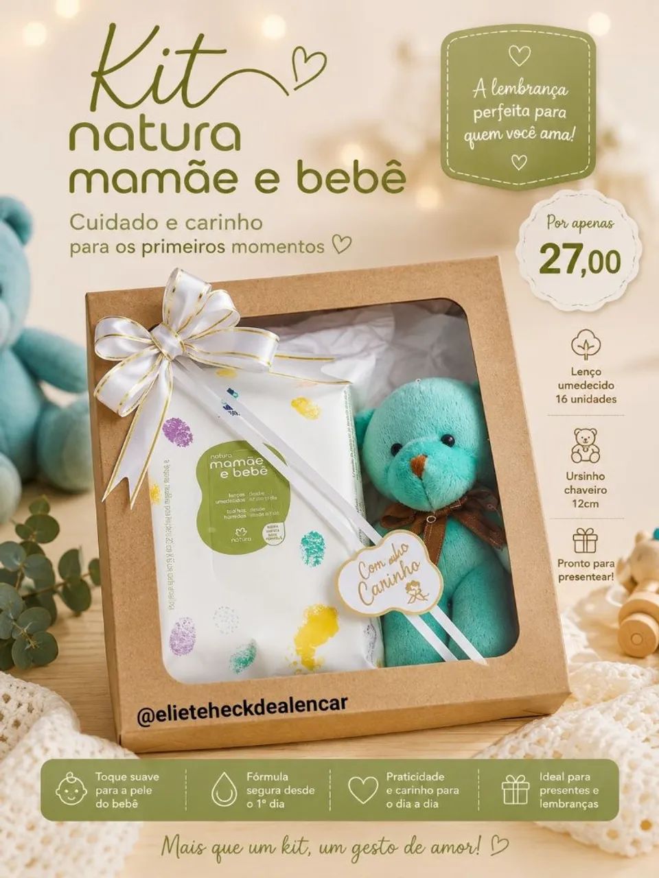 Kits presentes natura mamãe e bebê  - Foto 5