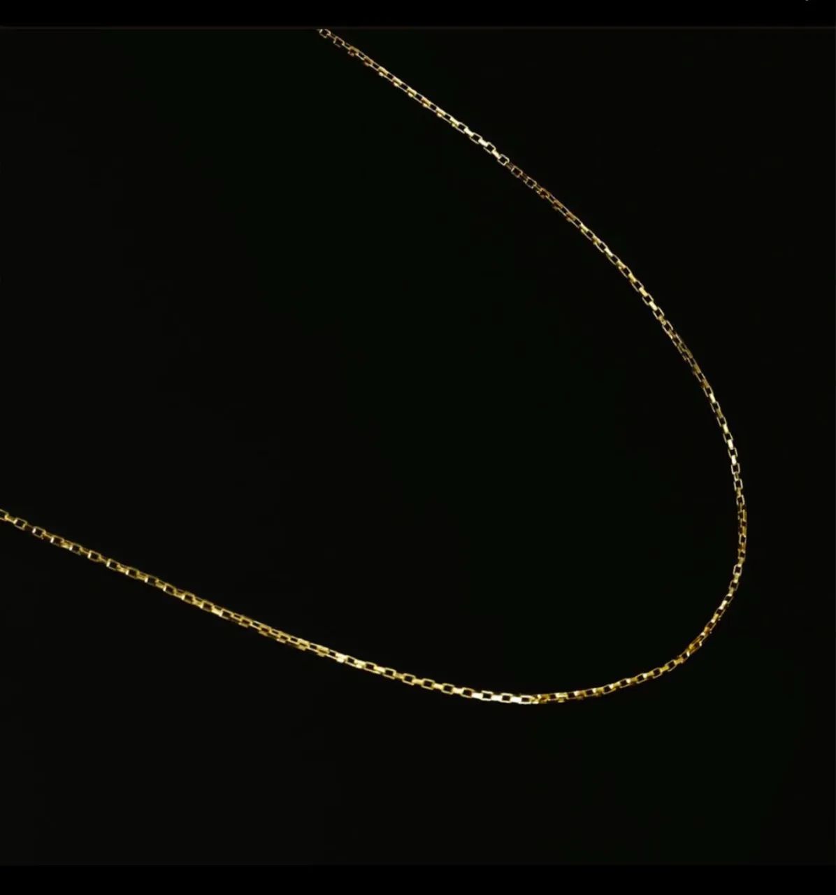 Corrente veneziana banhada a ouro 18k