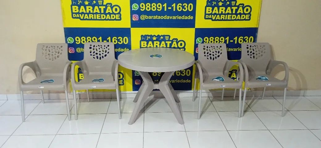 CONJUNTO DE MESA COM POLTRONAS DELUXE  - Foto 2