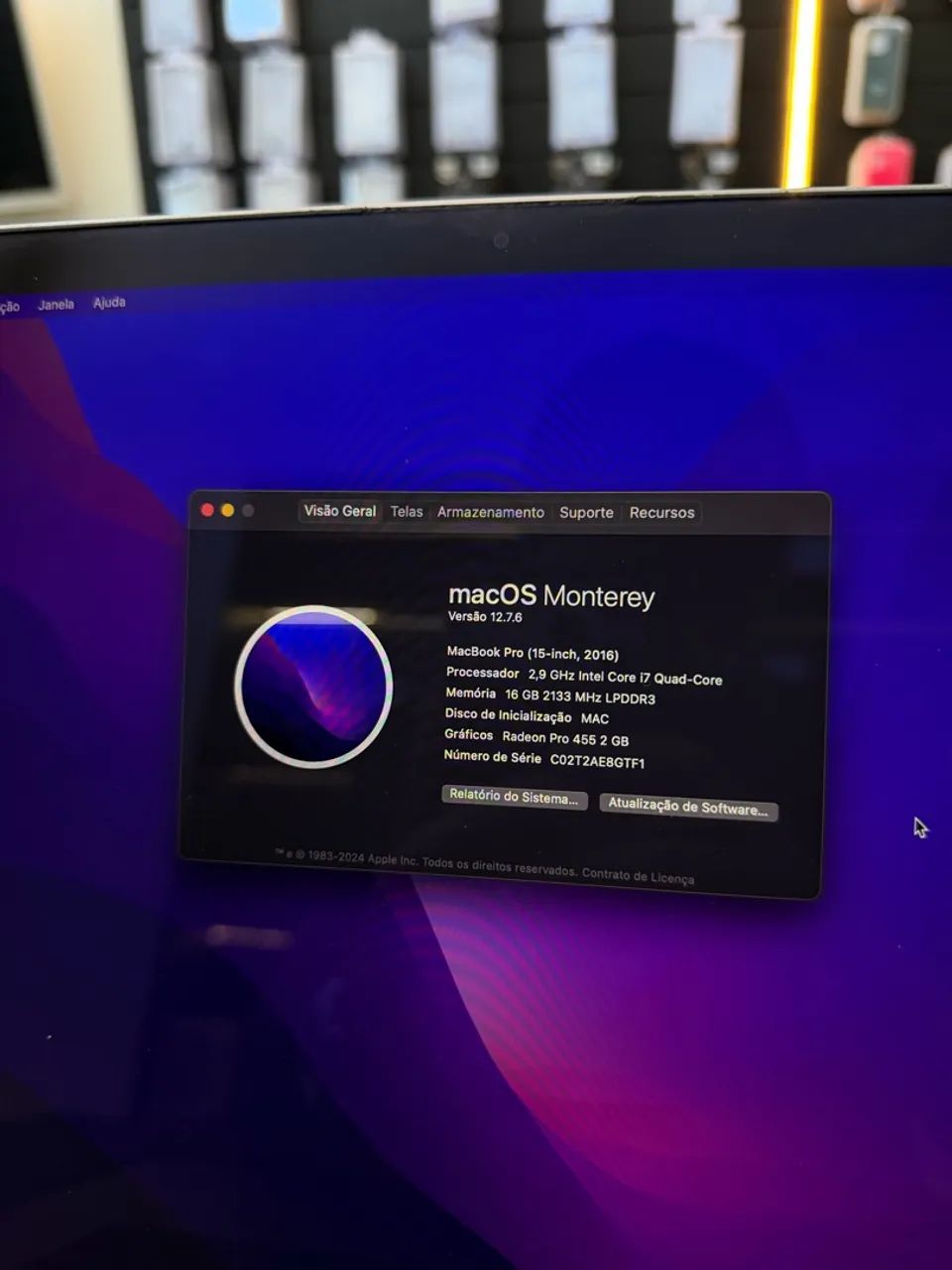 MacBook Pro i7 16GB 15? Polegadas  - Foto 5