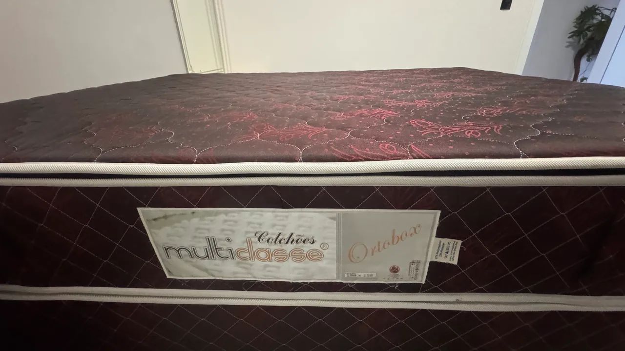Cama Box Queen Ortobom/Multiclasse 1,58 x 1,98 - Pouquíssimo Uso - Foto 2