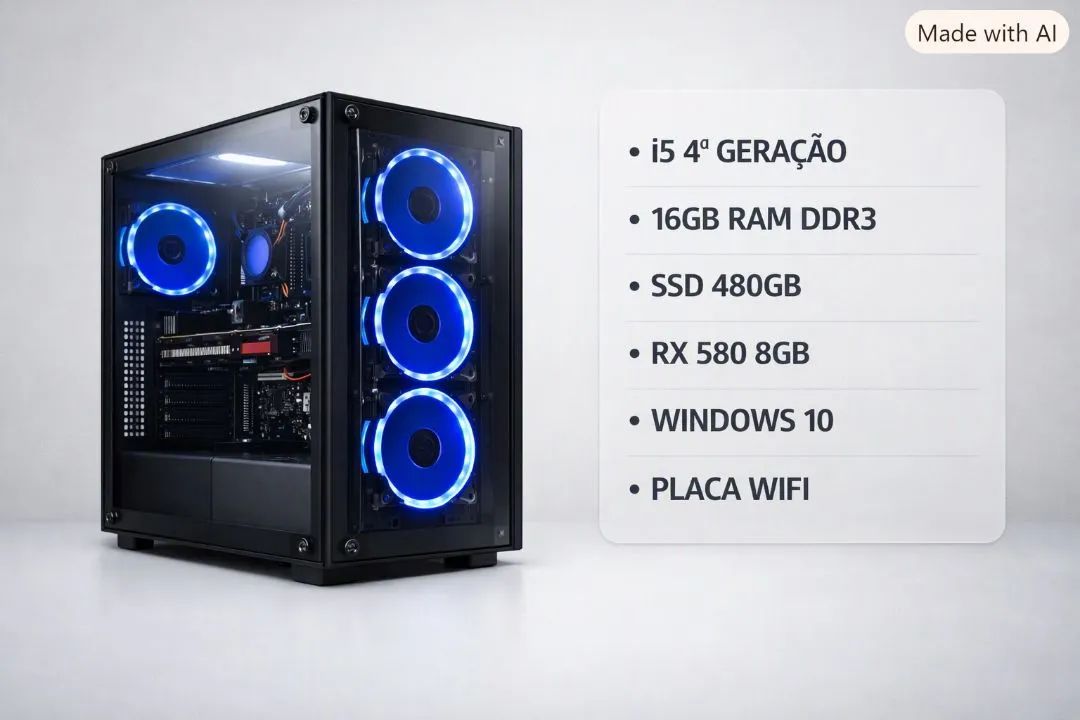 Computador gamer - Apenas CPU
