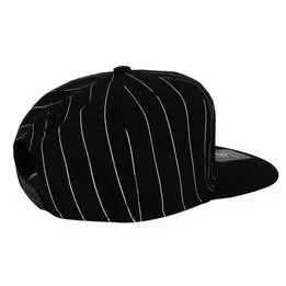 Boné Compton Snapback Bordado Risca de Giz Preto - Foto 3