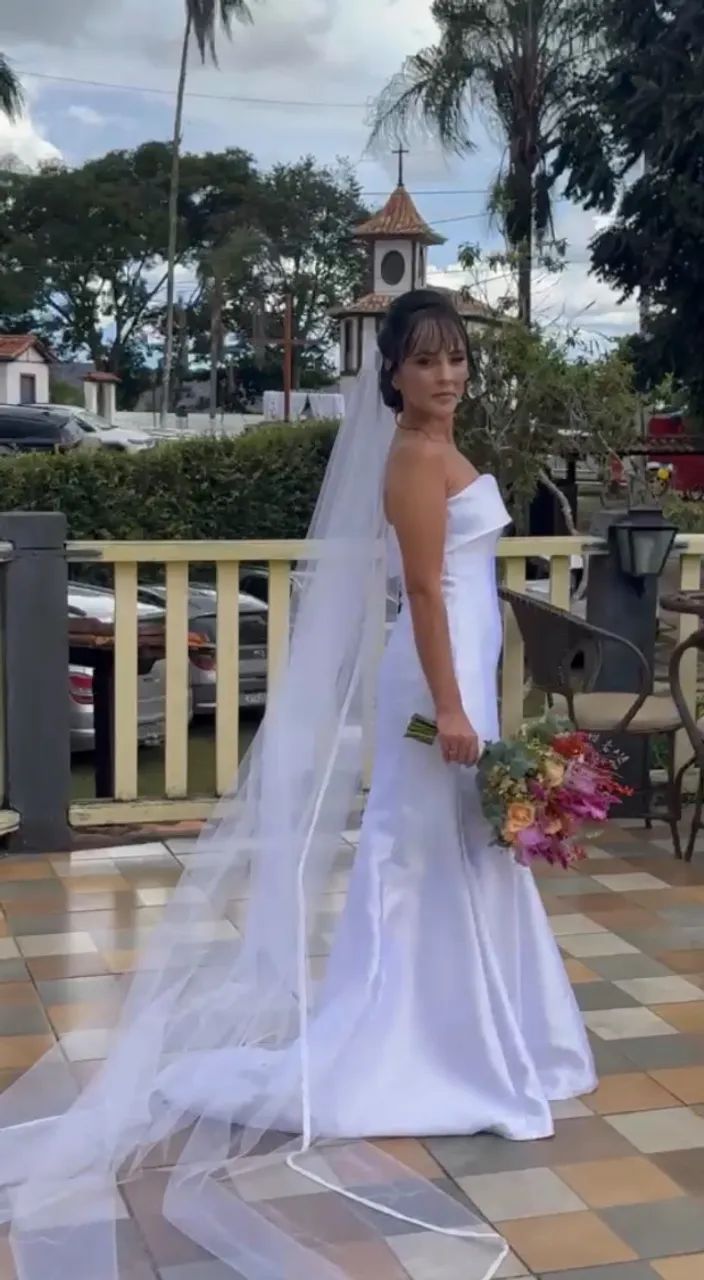 Vestido de casamento clássico e atemporal  - Foto 4