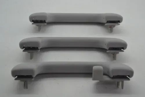 Kit Com 3 Puxador Alça Teto Pqp Creta 2021 Original Cinza-escuro - Foto 11