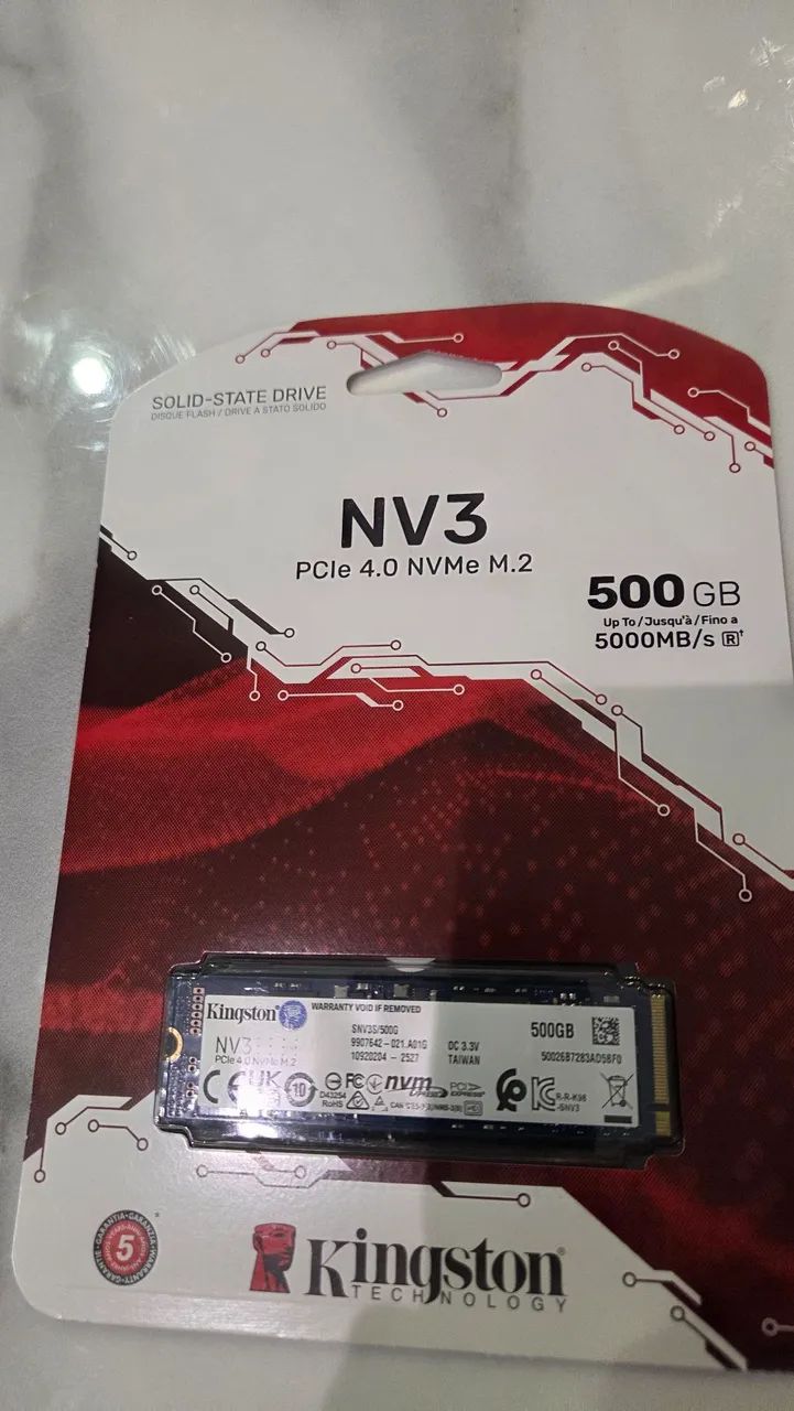 SSD NVME KINGSTON 500GB NV3