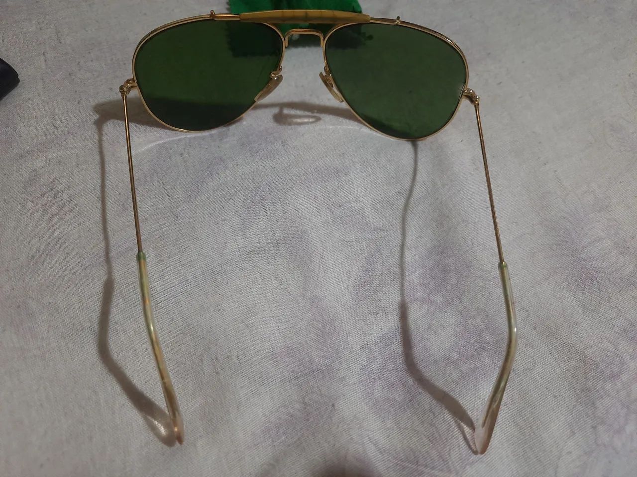 Óculos aviador lentes verdes  - Foto 2