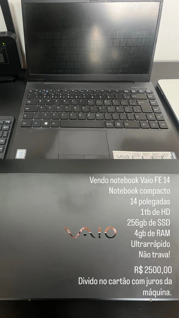 Vendo Notebook Vaio FE 14 