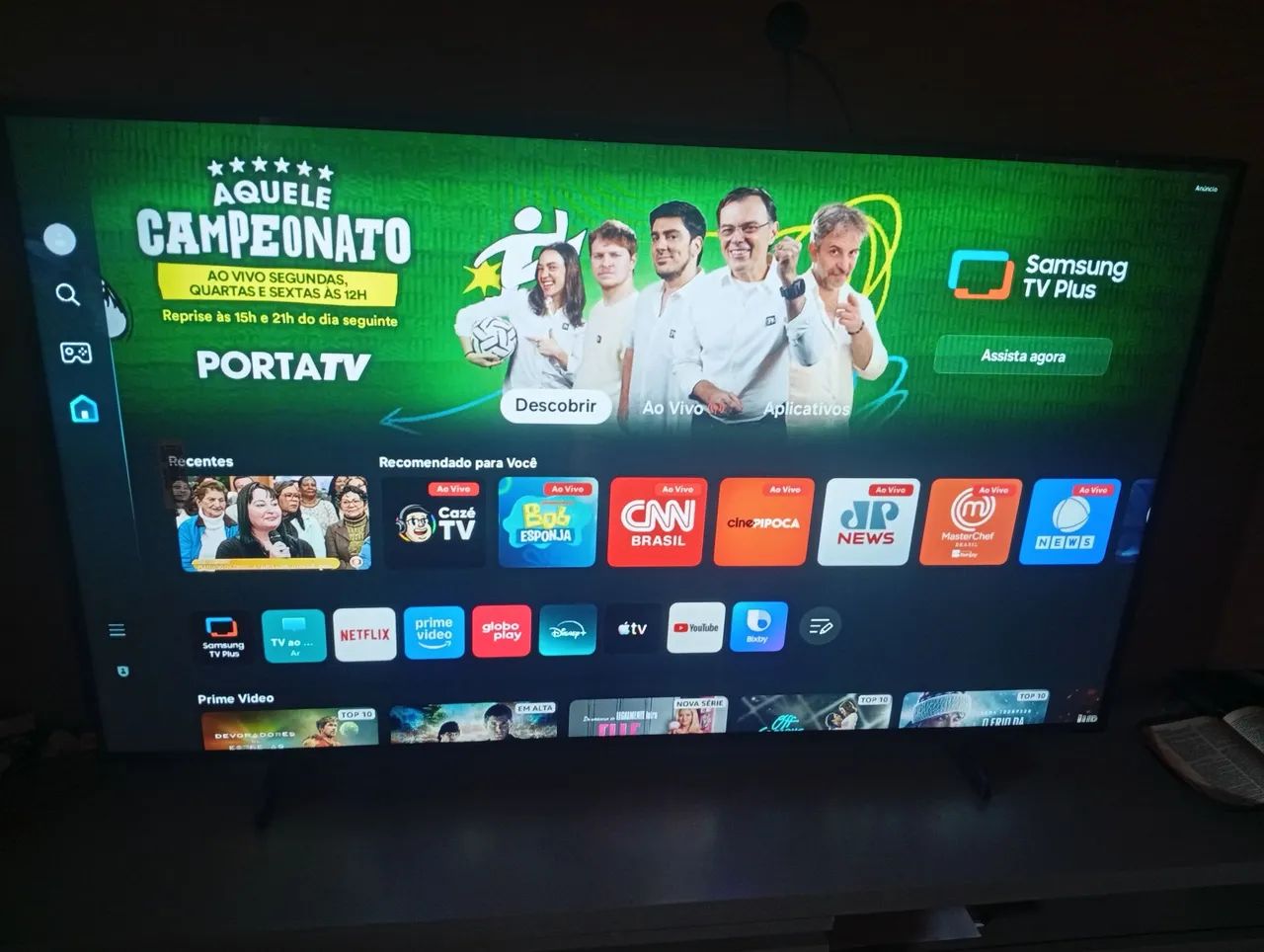 Tv Samsung 43 polegadas novinha - Foto 3