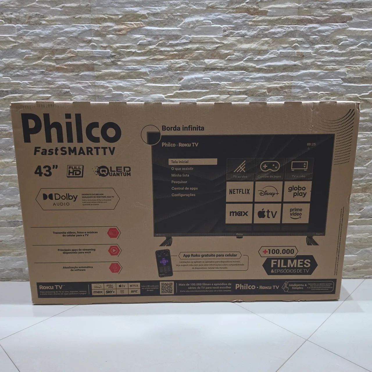 Smart TV QLED Philco 43" - LACRADA