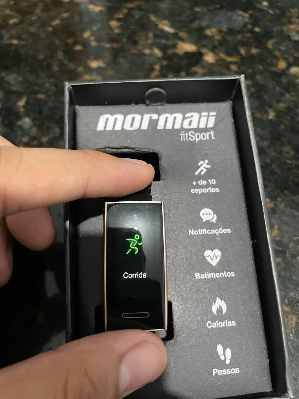 Smartwatch MORMAII novo porém sem pulseira  - Foto 5