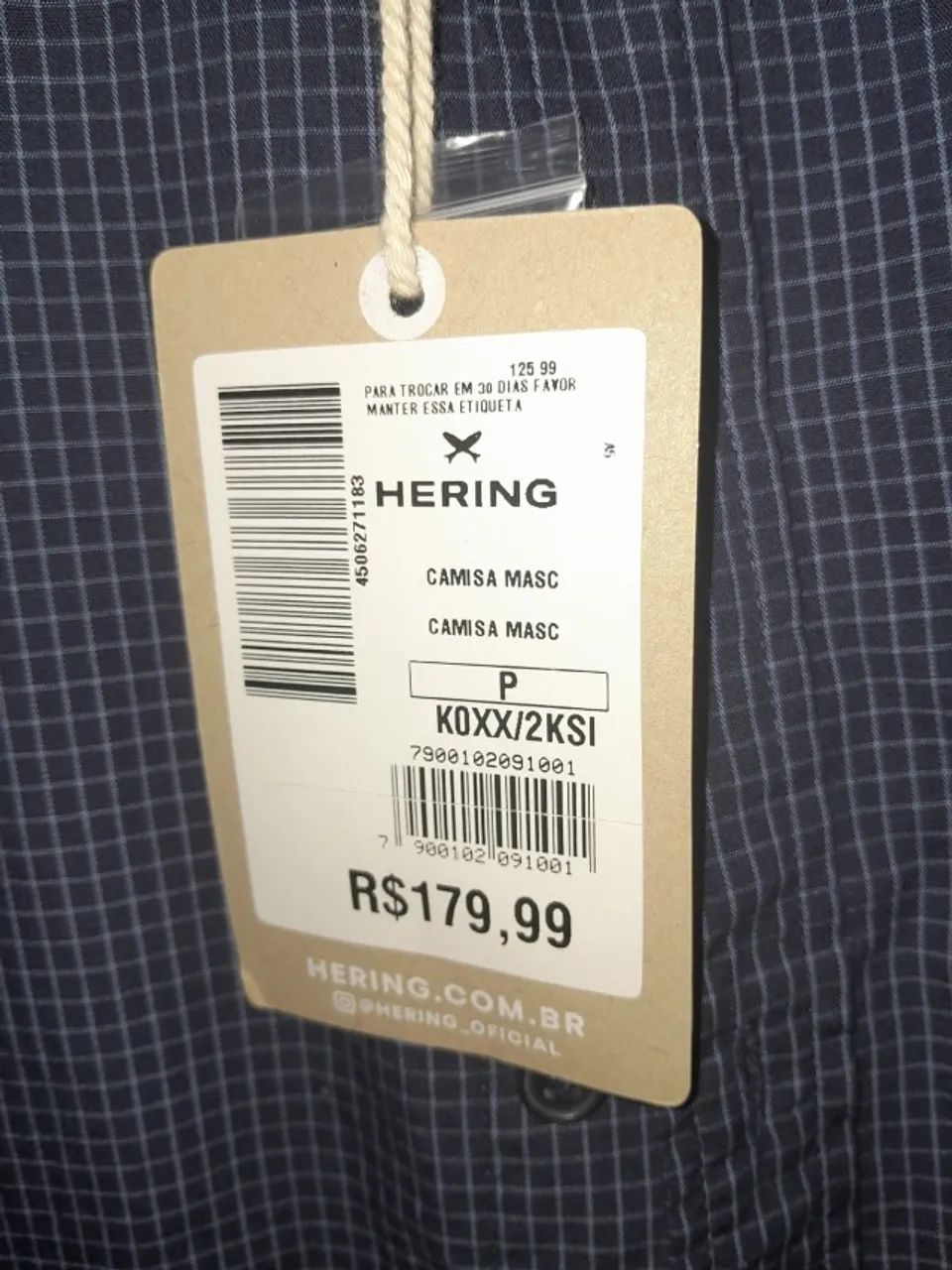 CAMISA HERING P