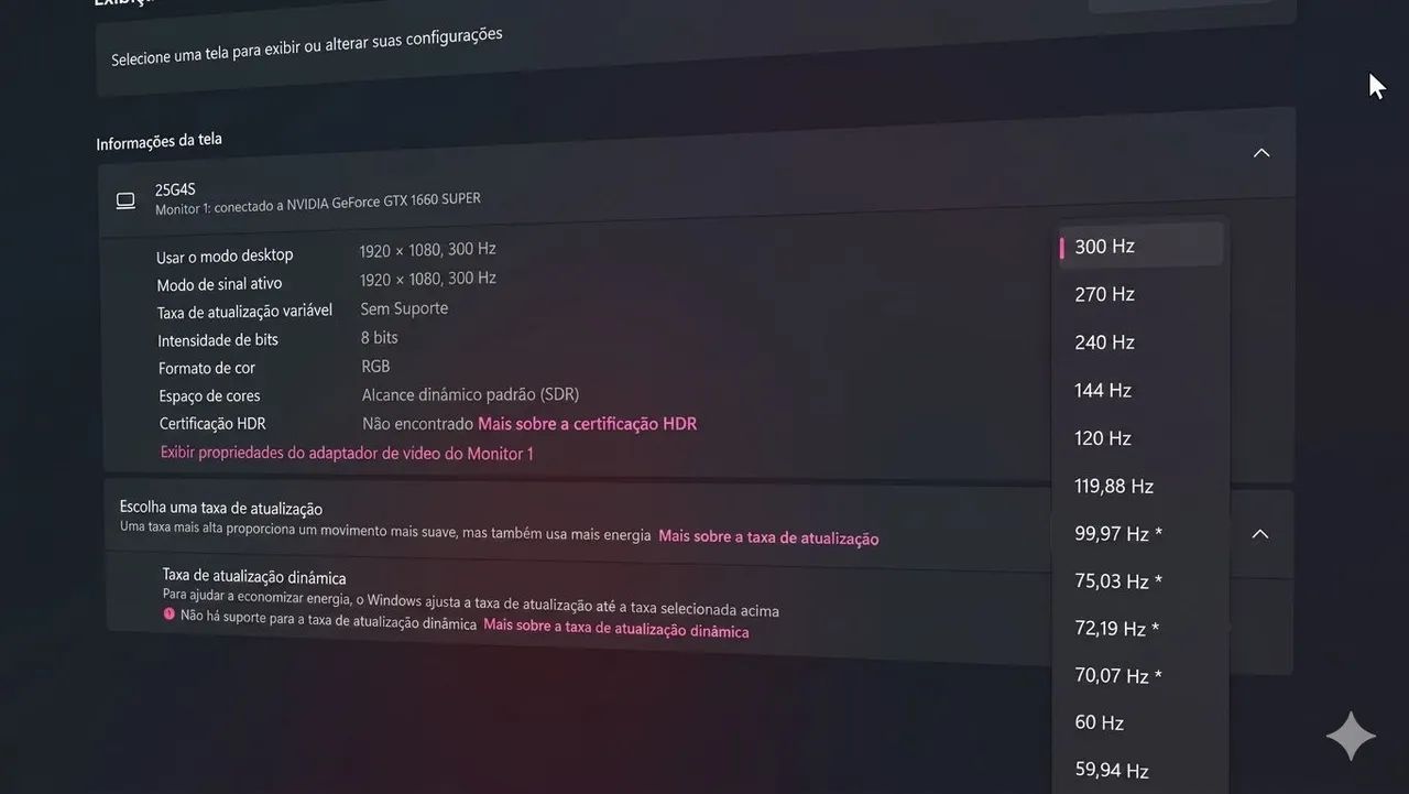 Monitor Gamer Novo 310Hz IPS + NF + Caixa - Foto 4
