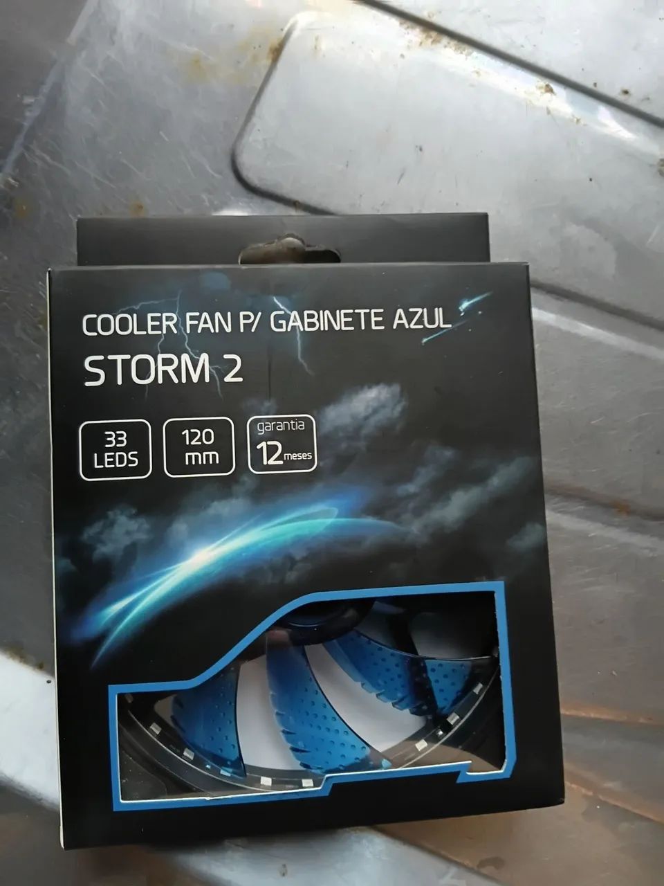 Vendo 4 ventoinhas 120 mm led Azul - Foto 2
