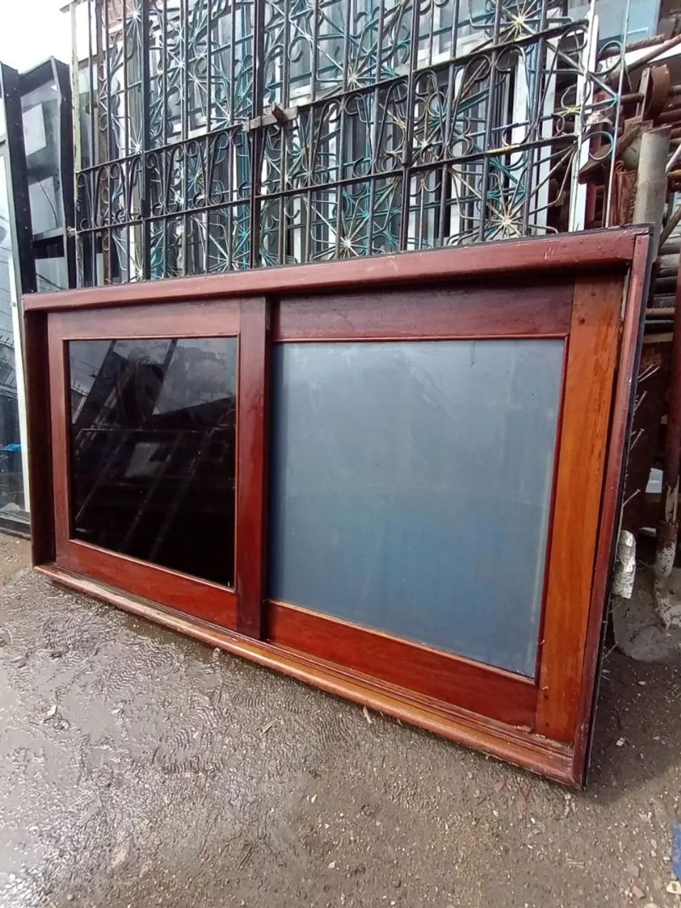 Jatobá Sliding Window, Width 2 m, Height 1.10 m, Price $$1100, Just Call *71 