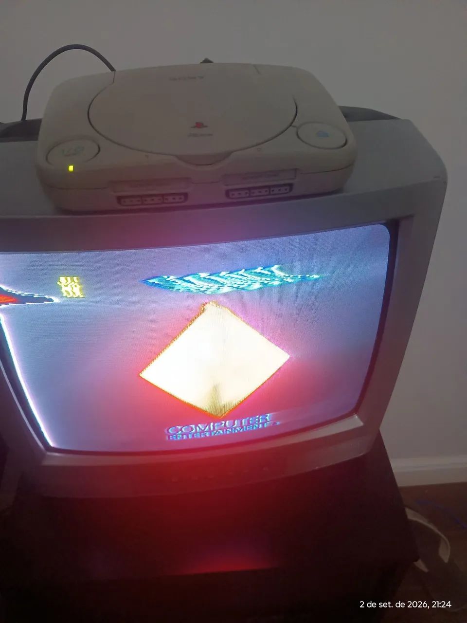 PsOne ( com leitor dando áudio e vídeo porém imagem ruim e revisar leitor) - Foto 5