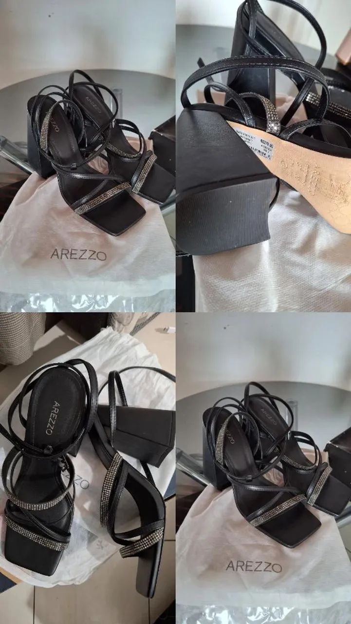 Sandália arezzo 37 