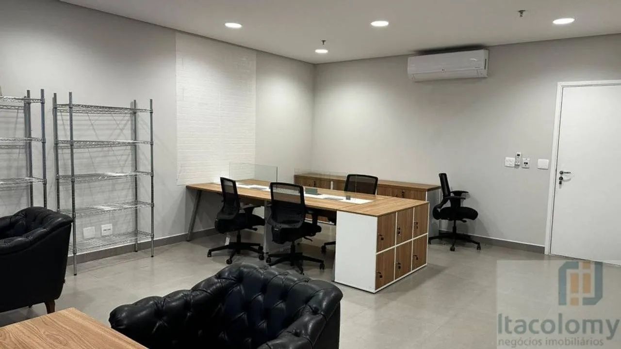 Sala mobiliada locação Alphaville - Foto 4