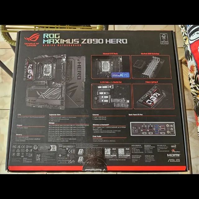Placa-mãe Asus ROG Maximus Z890 Hero ATX Intel LGA 1851 - Foto 3