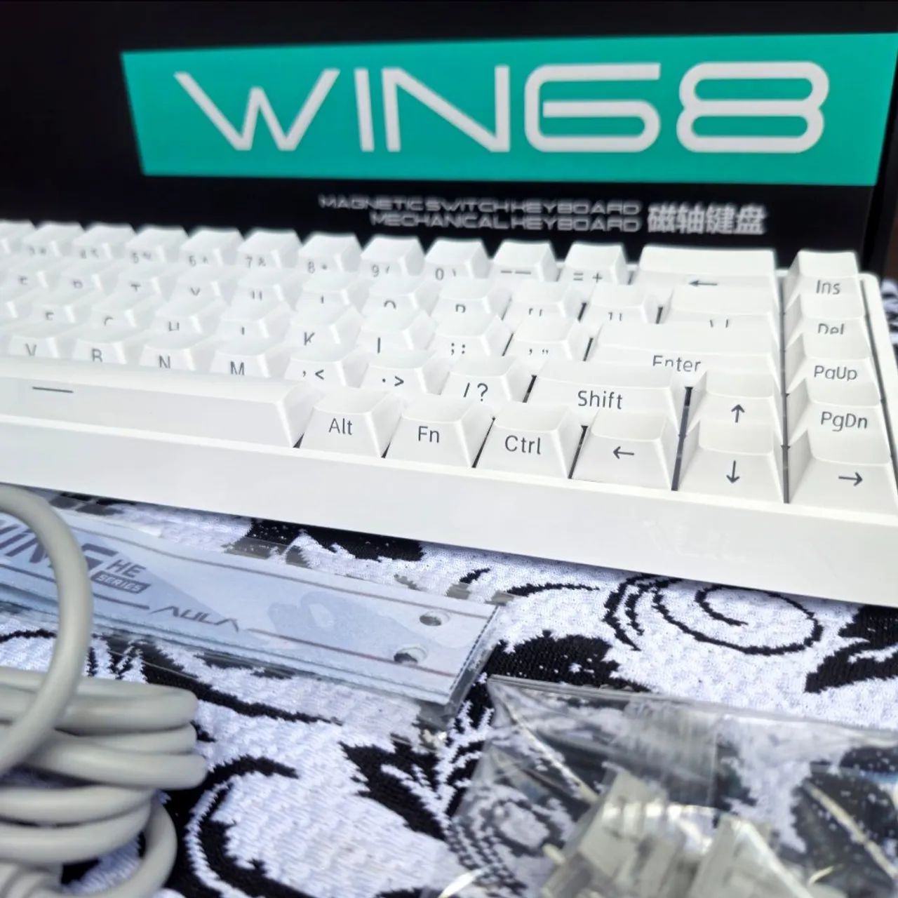Teclado Magnético AULA WIN68 HE Hall Effect Rapid Trigger 8000Hz<br> - Foto 4