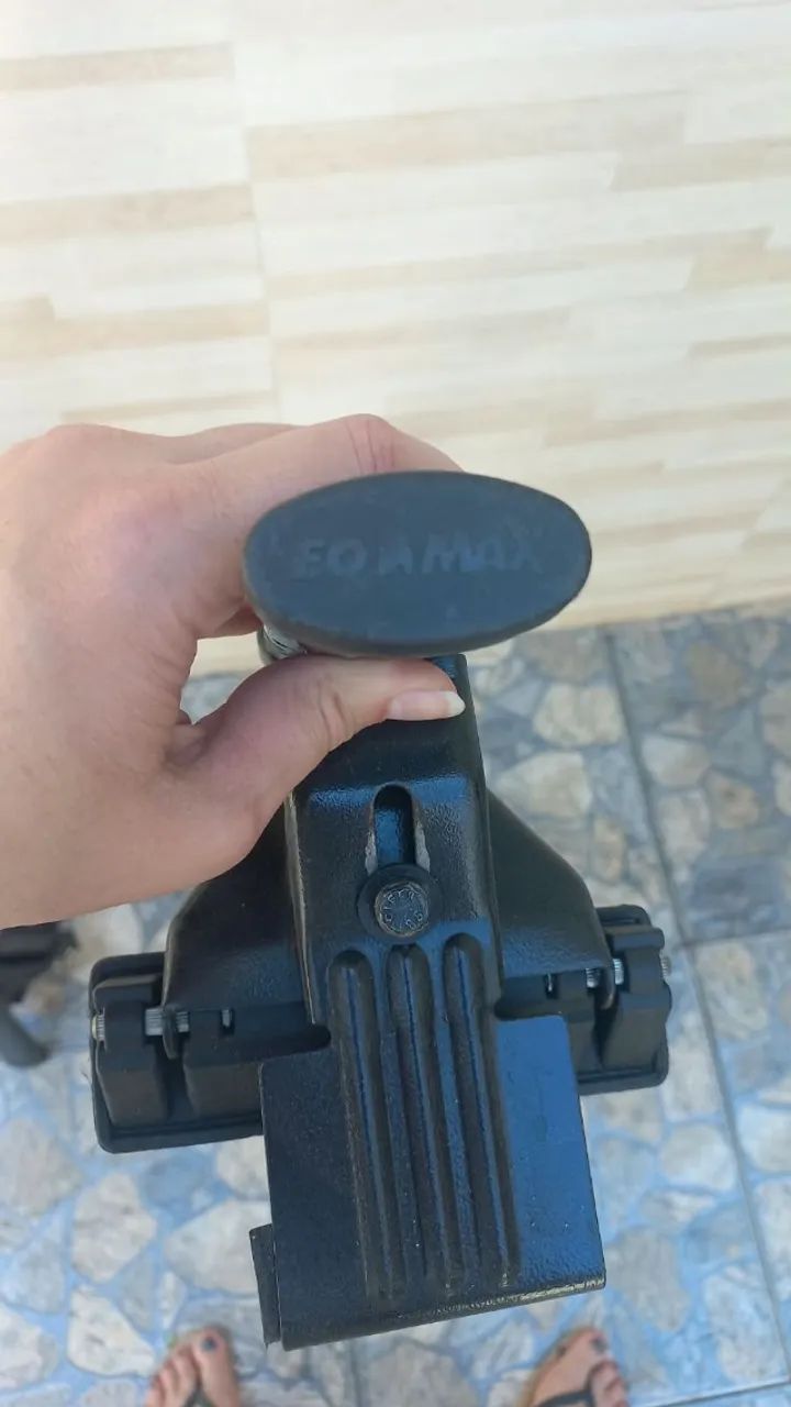 Rack de teto para carro Eqmax Aço Preto - Foto 4