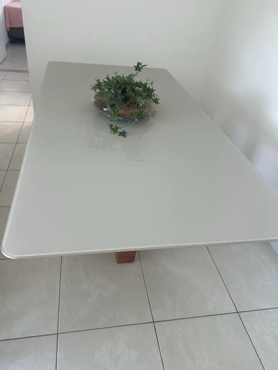 Mesa com tampo de vidro - Foto 3