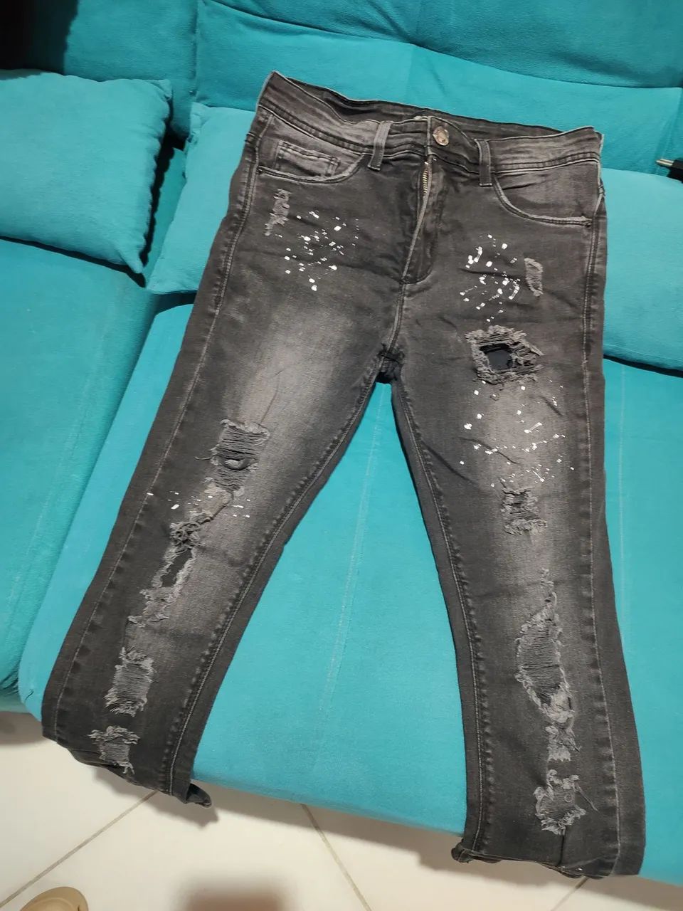 Calça jeans (edição limitada rock)