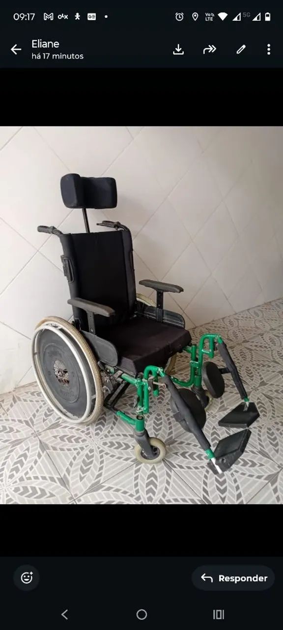 Cadeira de rodas  - Foto 2