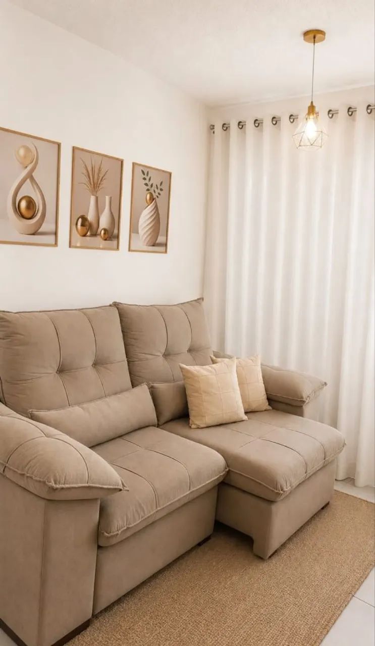 Sofá Retrátil e reclinável tufão luxo 