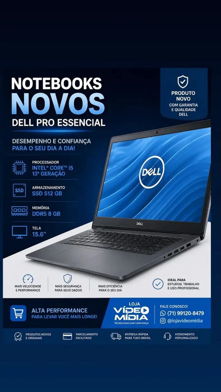 NOTEBOOK DELL DDR5 NOVO
