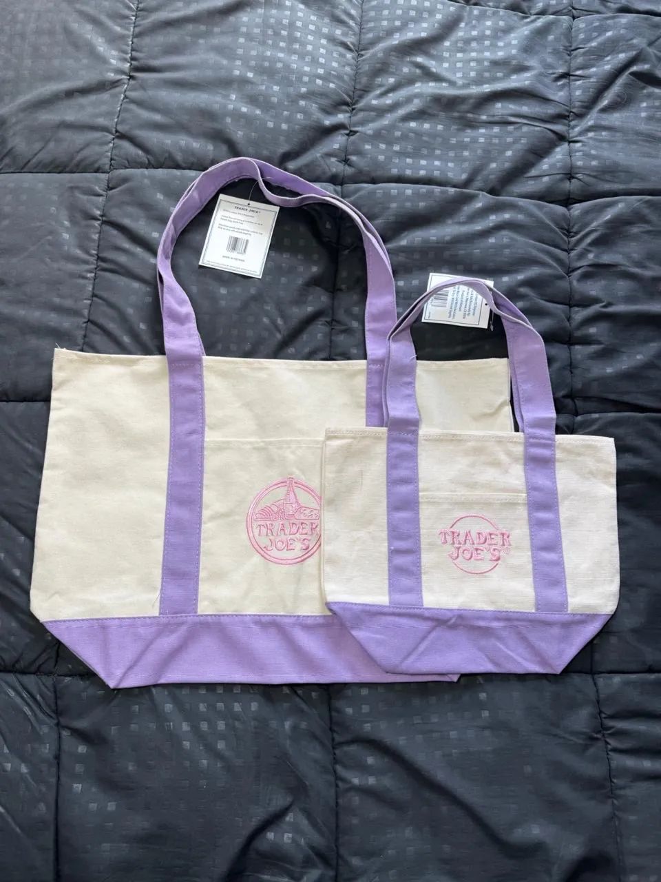 Bolsas Trader Joe?s Mini Tote e Large Tote - Novas com Etiqueta - Foto 2