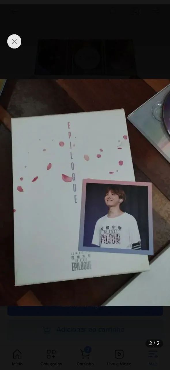 Dvd Bts Epilogue On Stage 2016 (Usado) - Foto 2