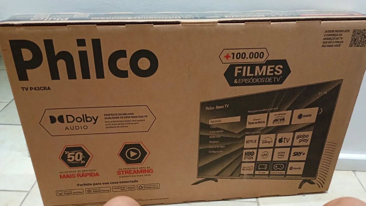 Smart tv Philco 43 polegadas NOVA NA CAIXA