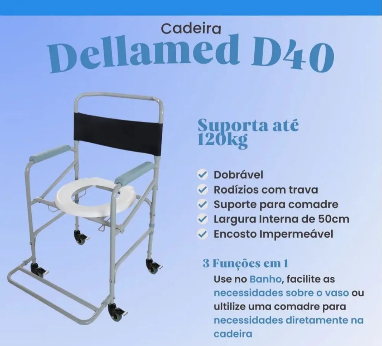 Cadeira de banho - Foto 2