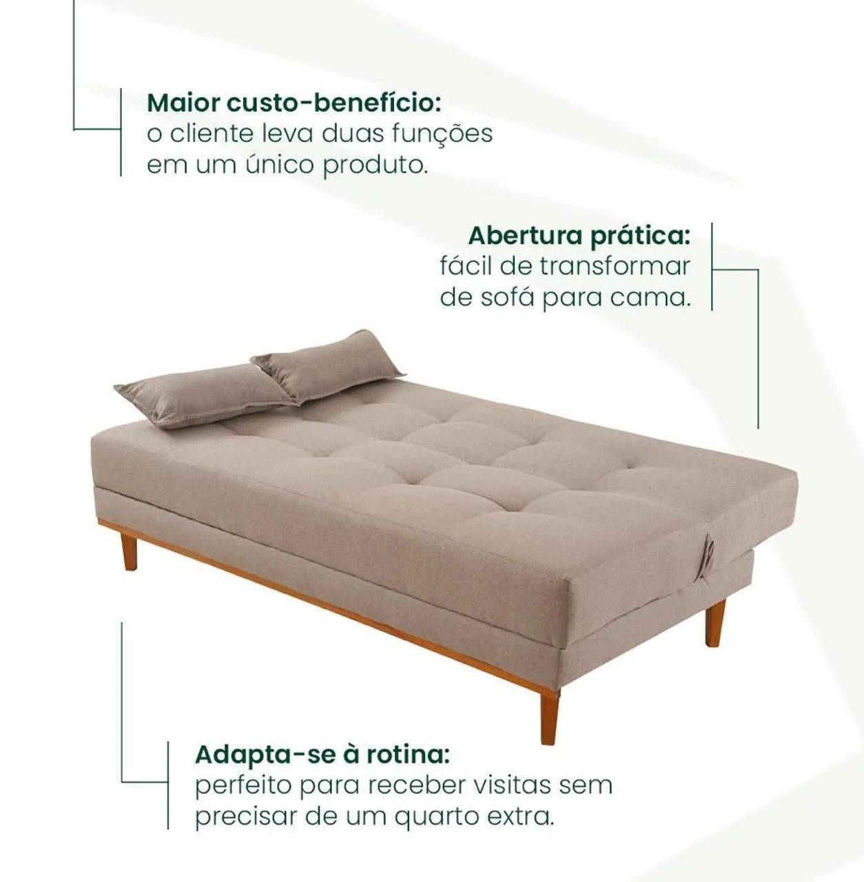 Sofá cama Novo a pronta entrega  - Foto 5