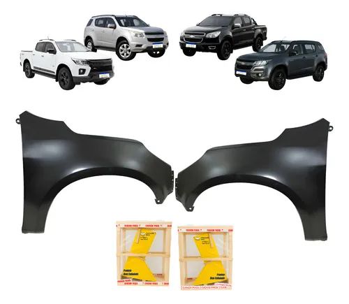 Par Paralama S10 2013 14 15 16 17 18 19 20 21 2022 2023 2024